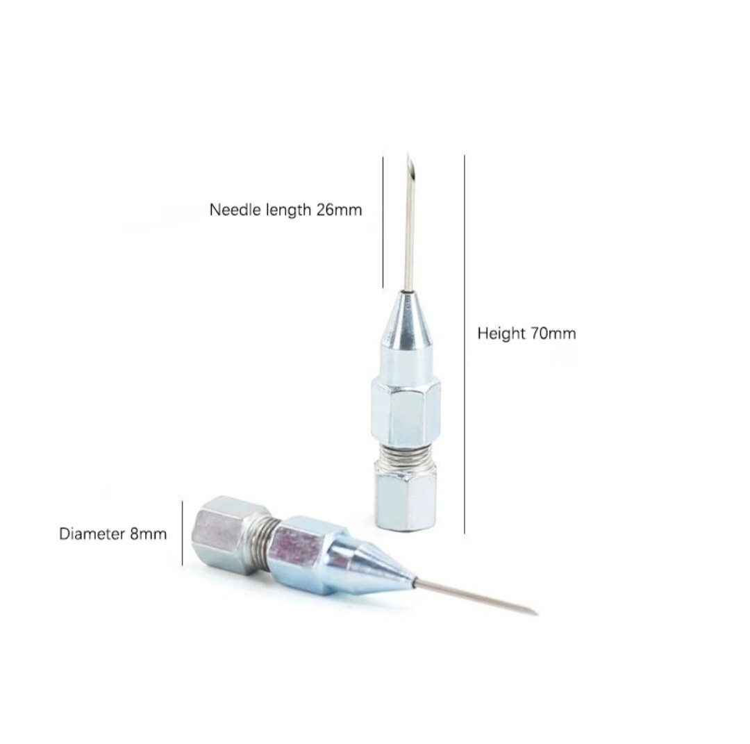 1PC Needle Nose Grease Gun Dispenser Nozzle Adaptor For Handoperated