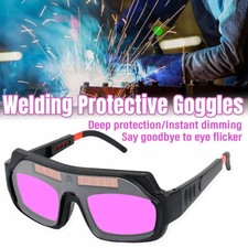Auto Solar Powered Auto Darkening Welding Mask Helmet Eyes Goggle Welder Glasses
