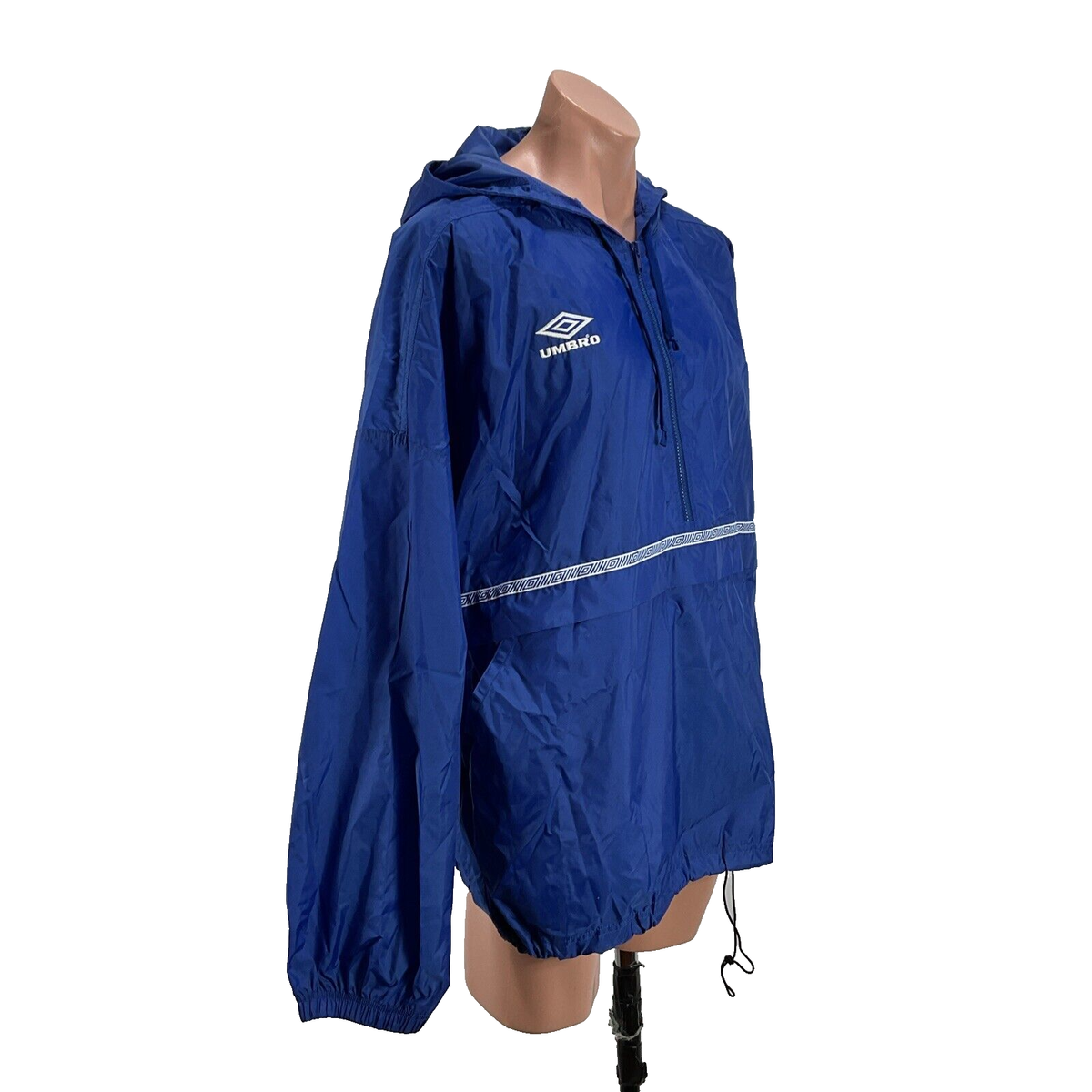 Vtg 90s Umbro Half Zip Anorak Windbreaker XL Soccer Performance
