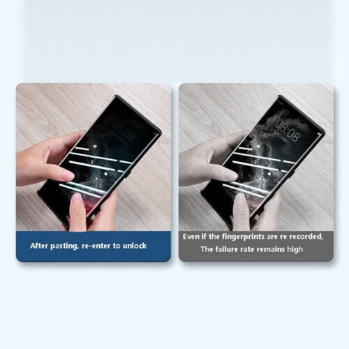 Film Screen Protector Anti Spy Privacy Soft For Samsung S23 S22 Ultra S21 S20 - Picture 12 of 13