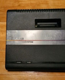 Atari 7800 Console with 2 Proline Controllers  Cleaned and Tested Working