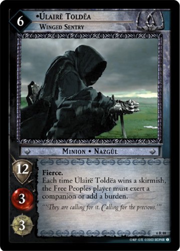Ulaire Toldea, Winged Sentry Damaged LOTR: Ents of Fangorn