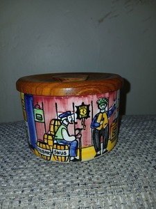 Vintage JIE GANTOFTA SWEDEN Anita Nylund Tobak Tobias Canister Jar With Lid