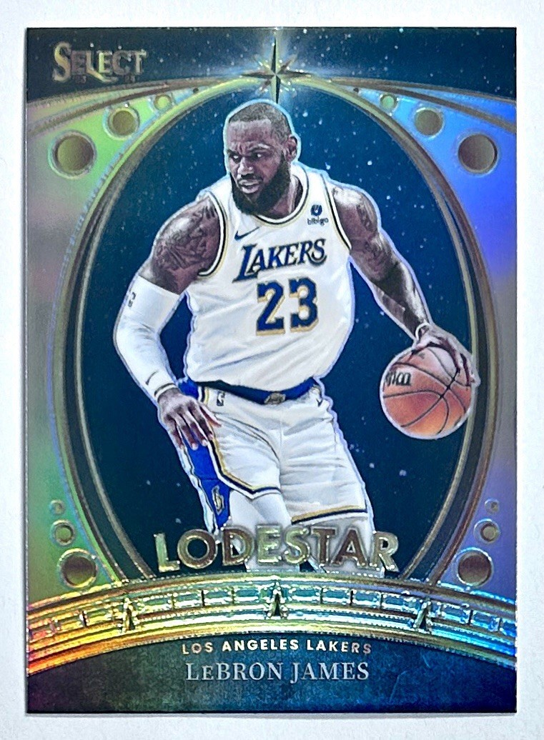 2023-24 Select LeBron James Silver Lodestar Prizm Refractor SP Insert #4 Lakers