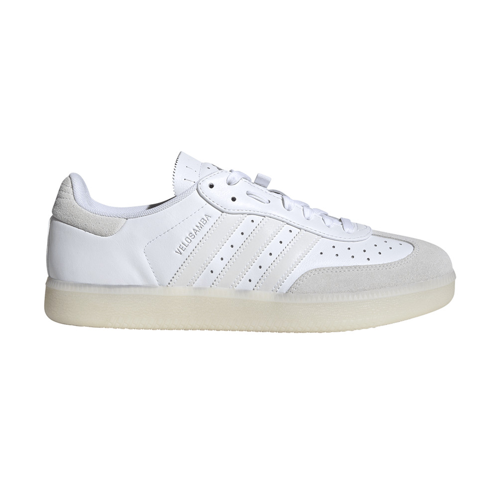 adidas Velosamba Leather Cycling  Mens White Sneakers Athletic Shoes IG5540