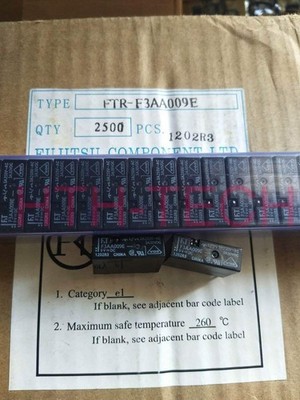 FTR-F3AA009E F3AA009E Power Relay 3A 250VAC 9VDC 4 Pin x 10pcs *vv