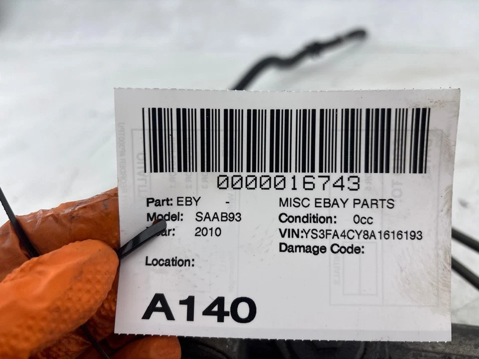 Estante y piñón de dirección Saab 9-3 2007-2011 OEM 12761910 Foto 2 de 4