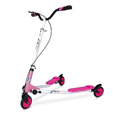 AOODIL Swing Scooter verstellbar 3 Räder faltbar Wackelroller selbstdriftend