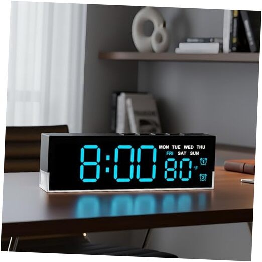With Bottom Glow Light｜displays Time, Date,