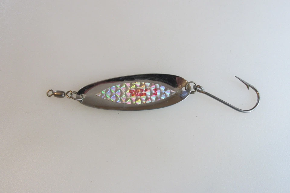 Lot #263 Vintage Les Davis Scalelite Wobbler #3 Spoon Good Condition - Image 2 of 2