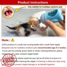 Pet Feeding Bottle Pink 20ml Kitten Puppy Nursing Bottle