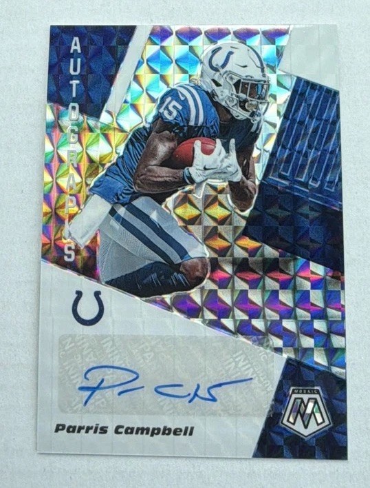 2020 Panini Mosaic - Autographs Mosaic Parris Campbell #AM8 (AU)
