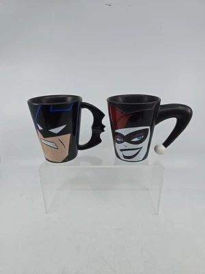 Batman & Harley Quinn - Warner Brothers Store Tassen - selten DC Comics animiert - Bild 1 von 4