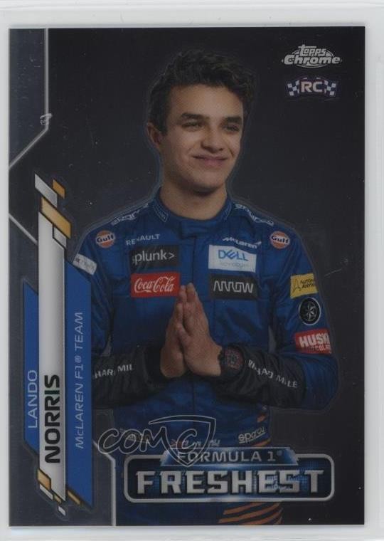 2020 Topps Chrome Formula 1 F1 Freshest Lando Norris #199 3hd