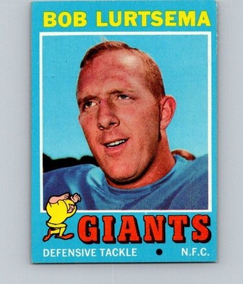 1971 TOPPS FOOTBALL #241 BOB LURTSEMA                     NRMT Sq