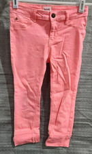 Hudson Jeans Girls pants Jeans 6X Salmon Pink cuffed rayon spandex blend Summer