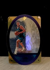 Upper Deck 1996-97 SPx Rookie Gold #6 George Zidek Charlotte Hornets Card. rookie card picture