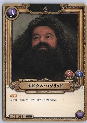 Rubeus Hagrid 01-053 N Japanischer Film Harry Potter Stein der Weisen