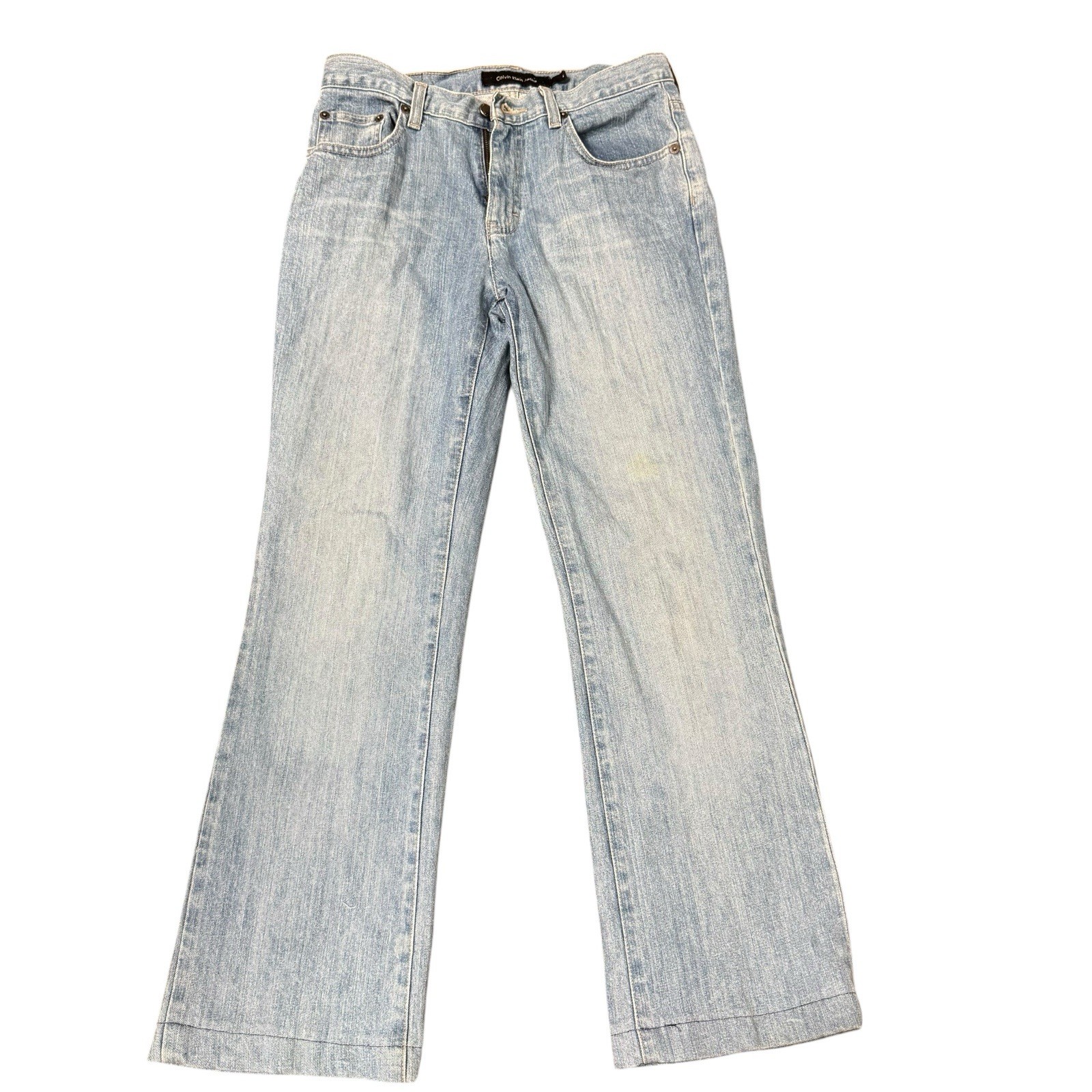 Vintage 90s Calvin Klein High Rise Boot Cut Jeans Iconic Denim