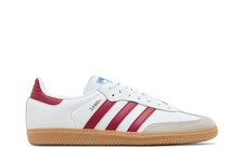 adidas Samba OG J White Collegiate Burgundy Gum IE1330 Available Now