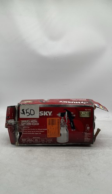 #ad #ad Husky 762 034 Siphon Feed Spray Gun Air Paint Tool Pneumatic HVLP $17.49
