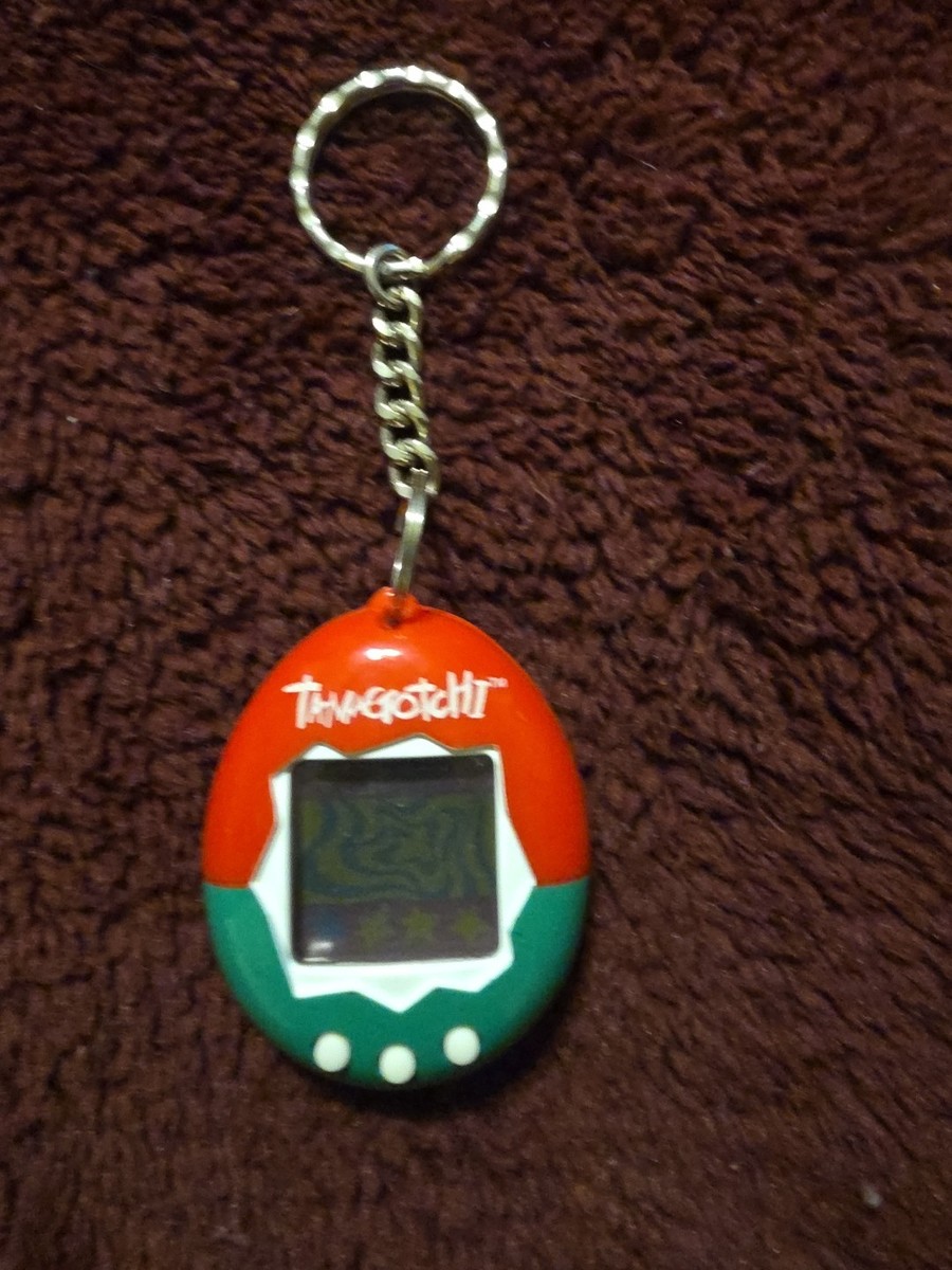 Rare Vintage Bandai Original TamaGotchi Red Green 1996-97 Virtual