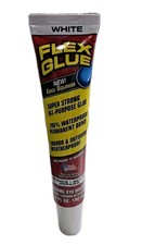FLEX SEAL FLEX GLUE White Rubberized Waterproof Adhesive - Size: 6 oz