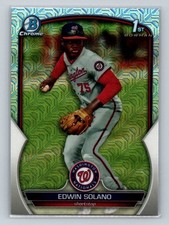 2023 Bowman Chrome #BCP-169 Edwin Solano Prospects Mojo Refractor
