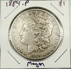 1884 Morgan Silver Dollar $1 90% Silver Coin See Photos
