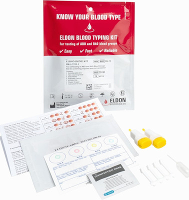 Eldoncard INC Blood Type Test (Complete KIT) - Find Out if You are A, B, O, A...