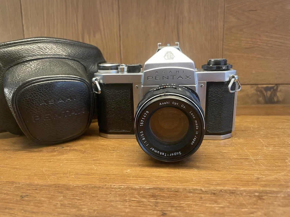 *Quase em perfeito estado ++ com estojo* Câmera de Filme Pentax SV Super Takumar 55mm F/1.8 Do Japão - Imagem 2 de 4