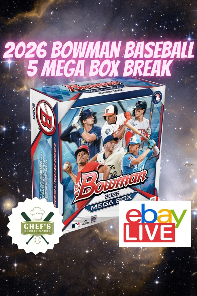 2026 BOWMAN BASEBALL1/4 MEGA CASE (5 BOX) BREAK #58