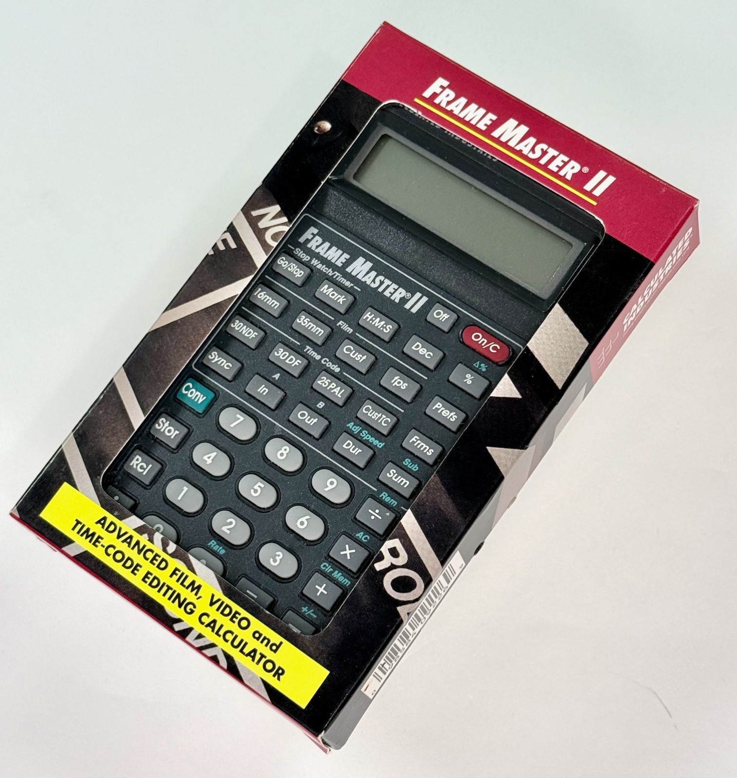 FRAME MASTER II (Model 9226) Advanced Film/Video, & Time-Code Editing Calculator