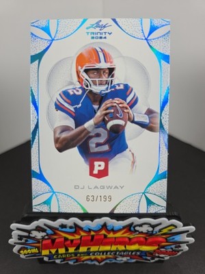 2024 Leaf Trinity - Pristine Auction - Blue #28 DJ Lagway #63/199