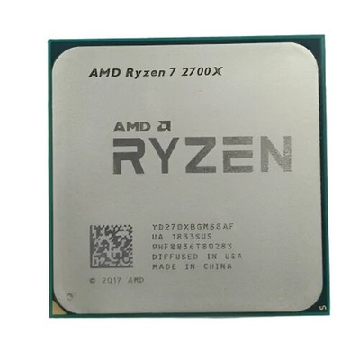 Processor AMD Ryzen 7 2700X YD270XBGM88AF Desktop Processor - 8 Cores - 16 MB L3