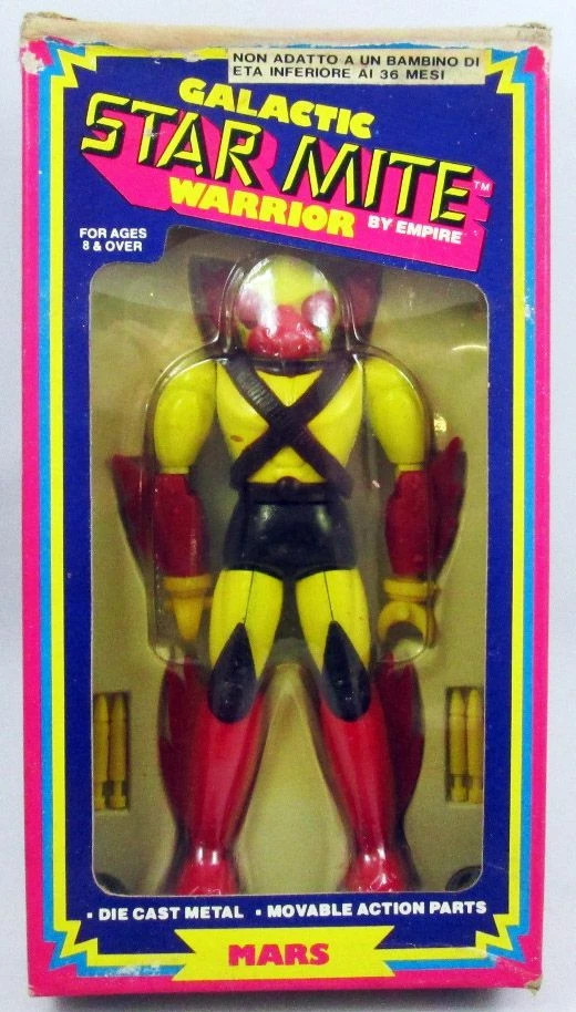 Star Mite Galactic Warrior Empire Toys Mars figurine vintage collection