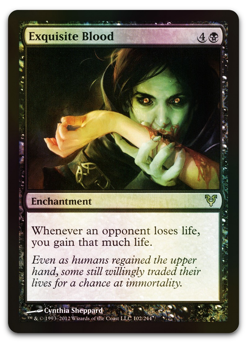 Exquisite Blood #102 (Foil) (NM) Avacyn Restored AVR Magic MTG | eBay