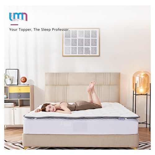 Mattress Topper King Size - Soft Foldable Memory Foam Mattress Pad - 2 Inch T... - Picture 6 of 6