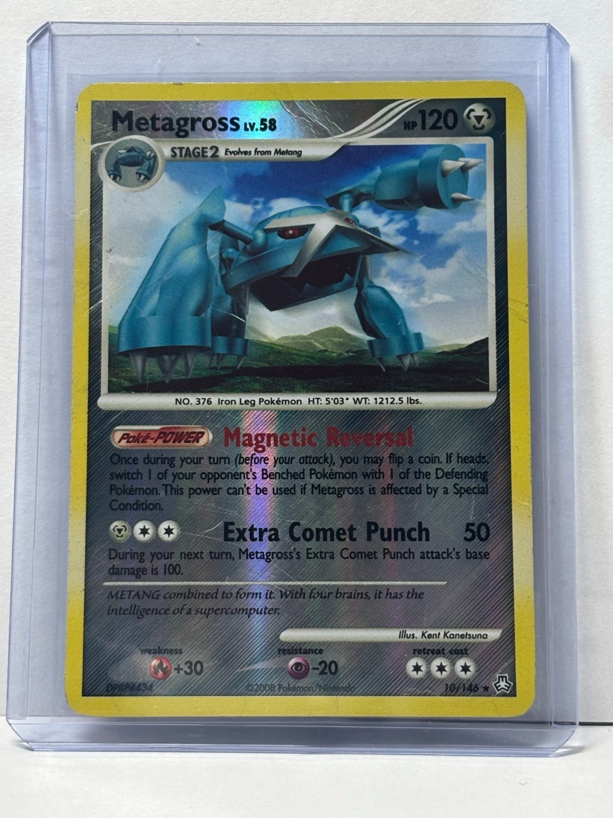 Pokemon Card - Metagross Legends Awakened 10/146 Reverse Holo HP