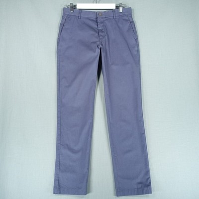Spoke Chino Hose Herren 31 blau Baumwollmischung leicht Build A Casual London Pants