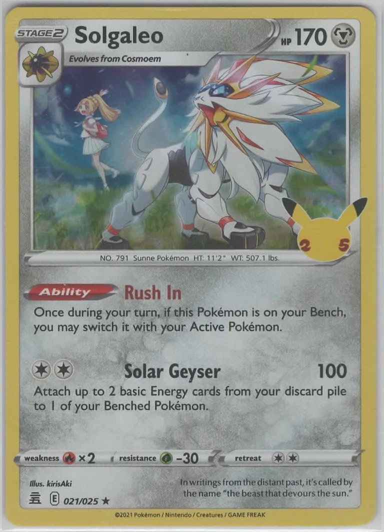 solgaleo pokemon card price - GX - SM16 - Promo Stage 2 Solgaleo Cards | Dex -