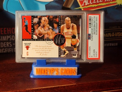 #ad 1996 Upper Deck #VP4 Michael Jordan On Pressure Jordans Viewpoints PSA 8 $49.99