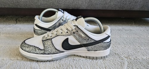 Nike Dunk Low Golden Gals Metallic Silver/White Sneakers DO5882-001 - Size 9W - Picture 7 of 11