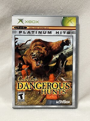 Cabelas Dangerous Hunts Platinum Hits Xbox Video Game Complete