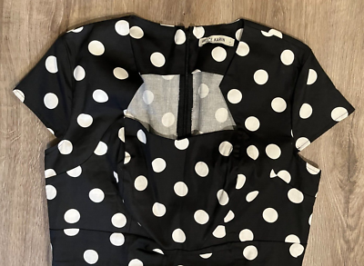 Grace Karin Womens Polka Dot Cap Sleeve Bodycon Dress, Black/White Size L |  eBay