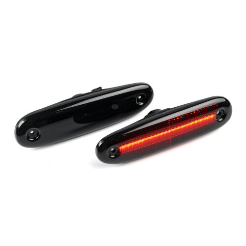 2x para 1993-1998 Toyota Supra JZA80 LED rojo ahumado luz de parachoques trasera lateral - Imagen 2 de 12