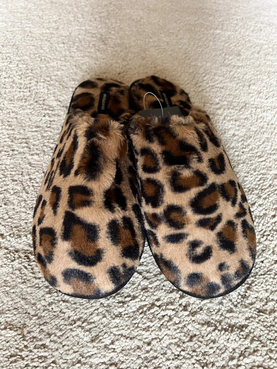 Animal print slipper outlet