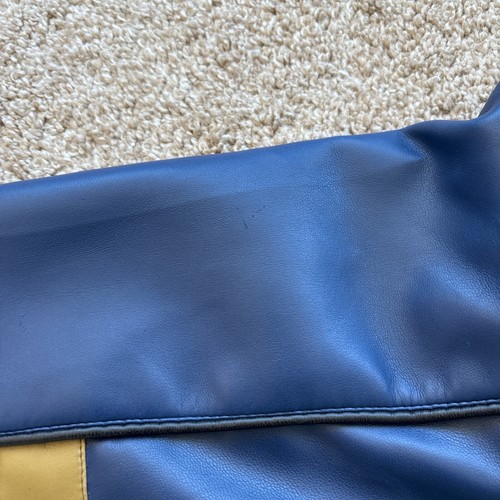 Vintage St. Louis Rams NFL Full Zip Leather Jacket Large - Picture 12 of 24