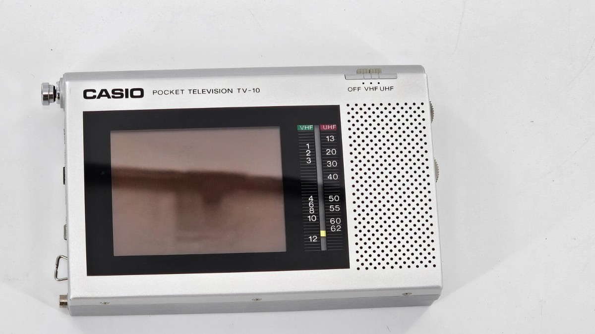 CASIO ポータブルテレビ　JY-10 KOOLモデル Casio jy10 - YouTube
