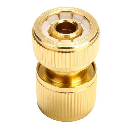1/2" Messing Kupplungen Schlauchanschluss Schnellkupplung ohne Wasserstop-` - Bild 9 von 16